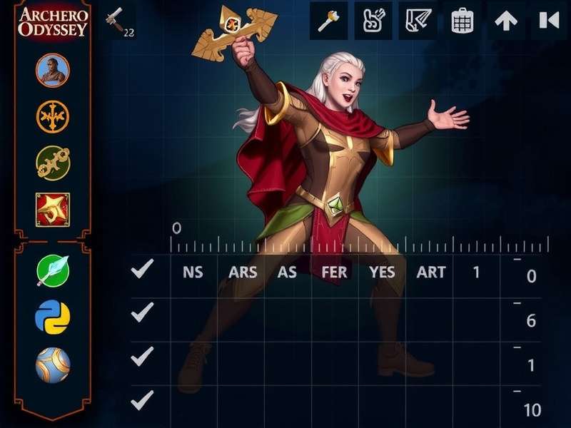 Game Ability Selection Screen Archero Odyssey Abilities Grid